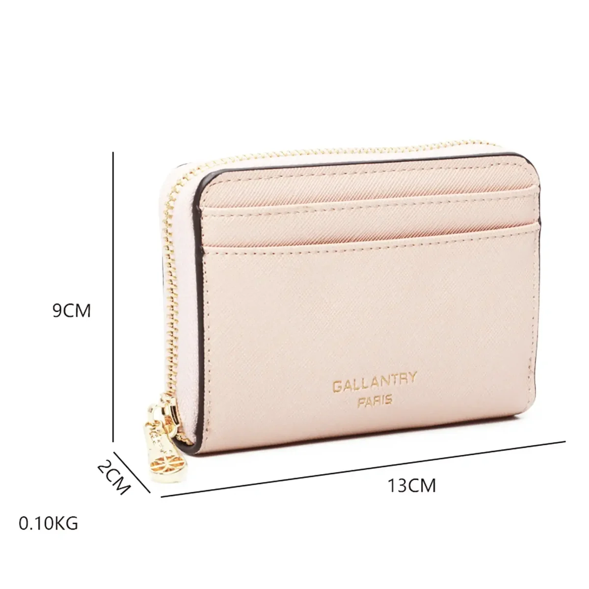 Portefeuille porte-monnaie femme française rose – Image 4