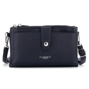 Pochette bandoulière femme téléphone Bleu Marine