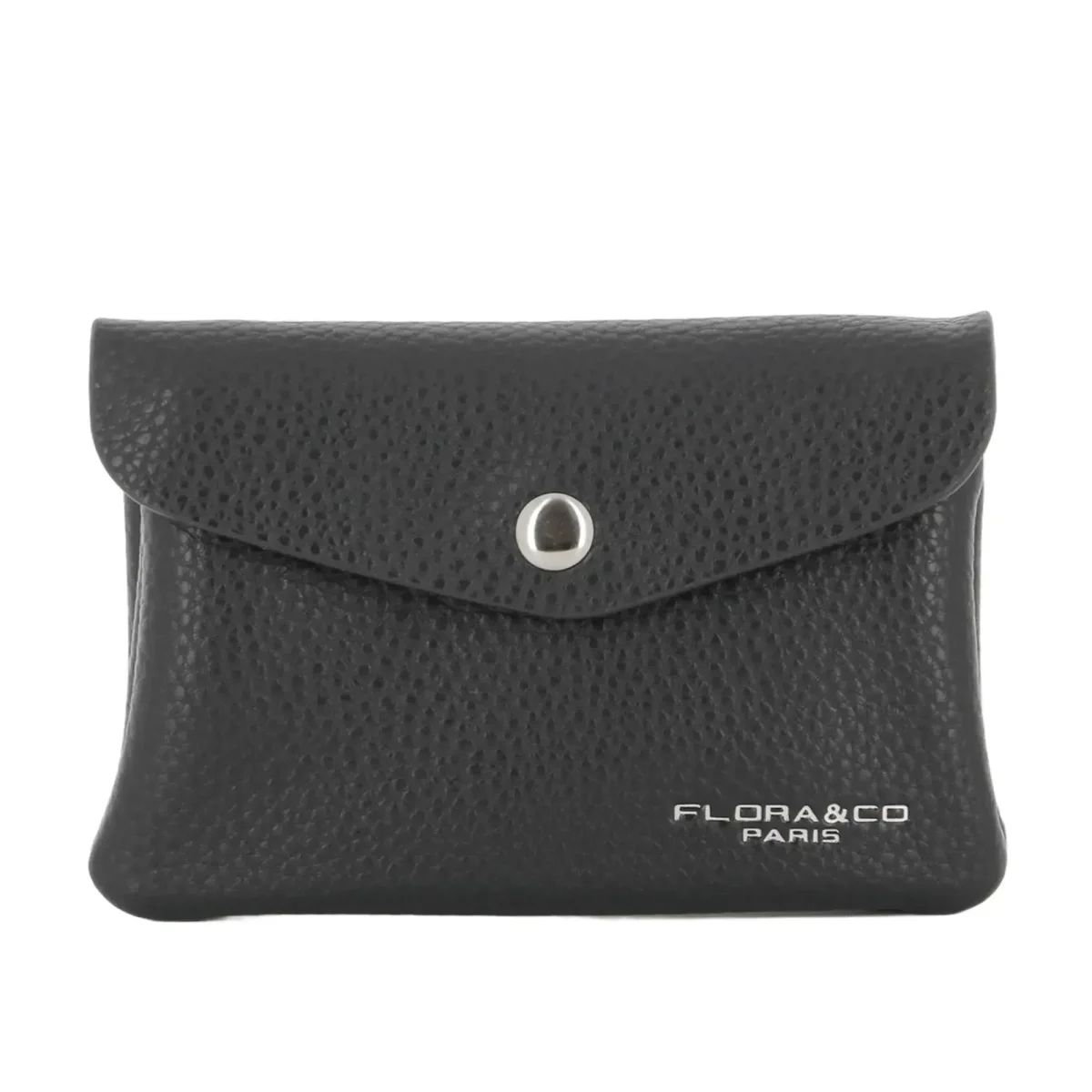 Porte-monnaie portefeuille femme mi-long Noir – Image 2