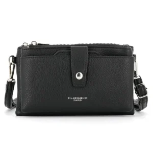 Pochette bandoulière femme téléphone Noir