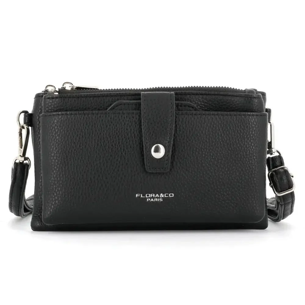 Pochette bandoulière femme téléphone Noir – Image 2
