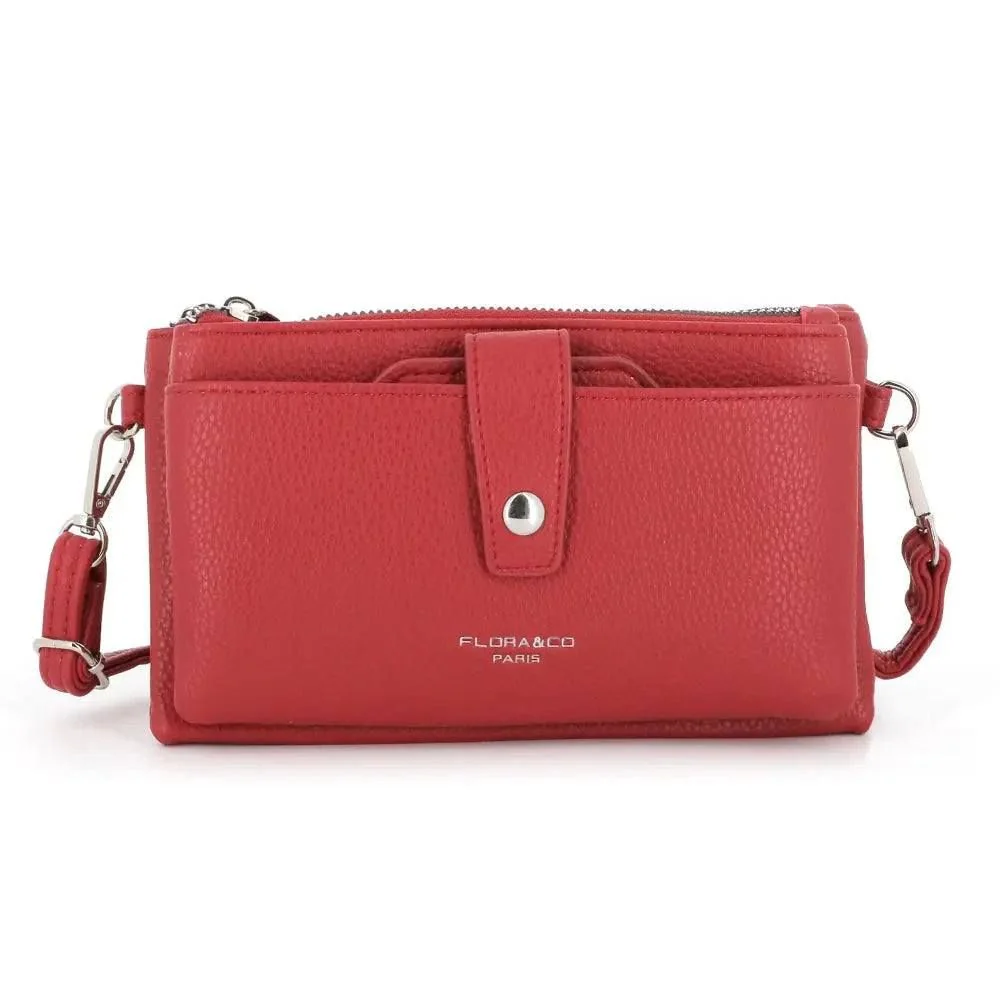 Pochette bandoulière femme téléphone Rouge – Image 2