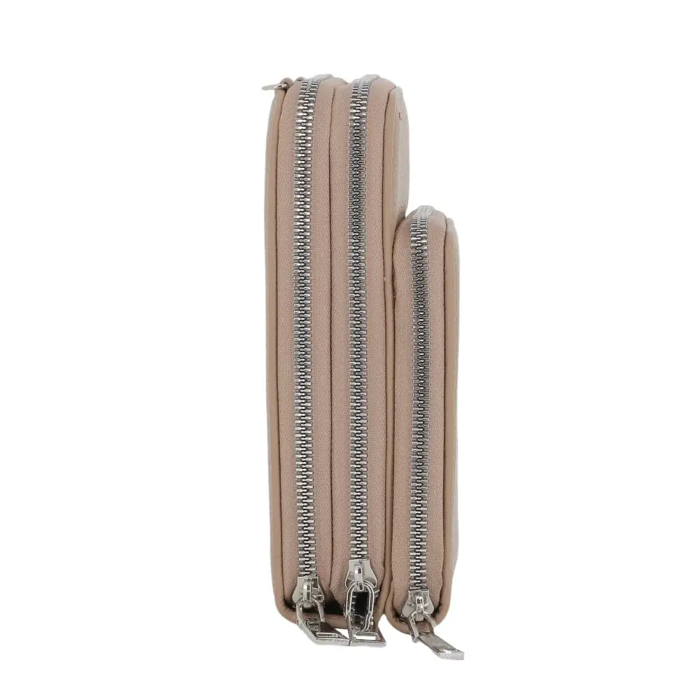 Sac bandoulière téléphone 6.7 Pouces femme beige taupe – Image 6