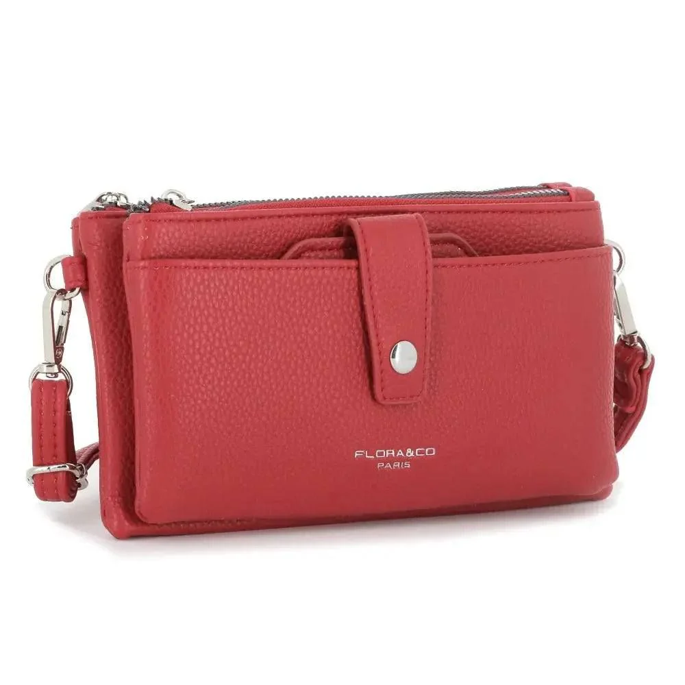 Pochette bandoulière femme téléphone Rouge – Image 3