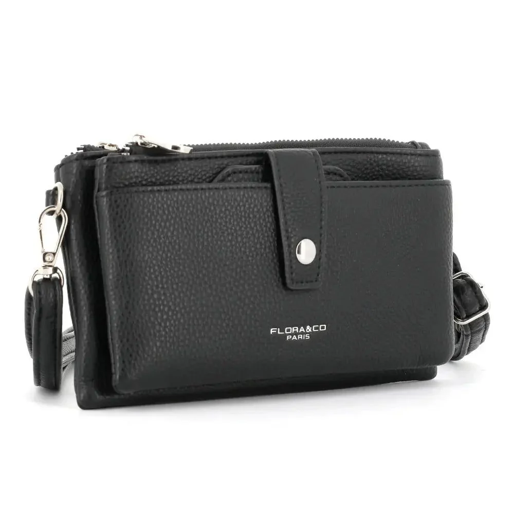 Pochette bandoulière femme téléphone Noir – Image 3