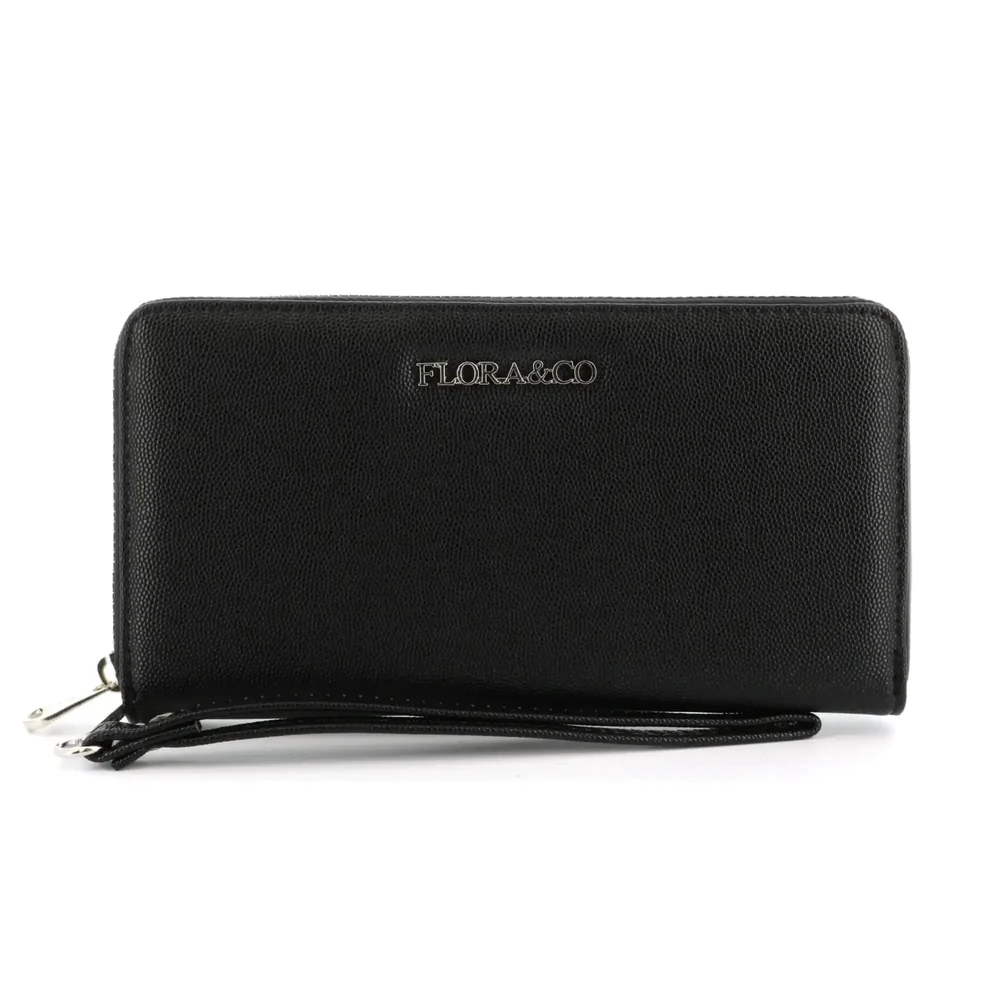 Portefeuille femme enveloppe noir
