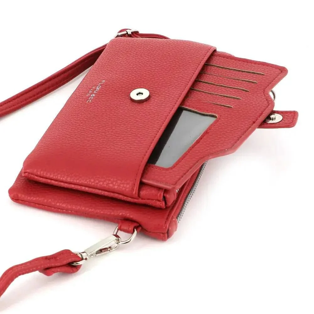 Pochette bandoulière femme téléphone Rouge – Image 6
