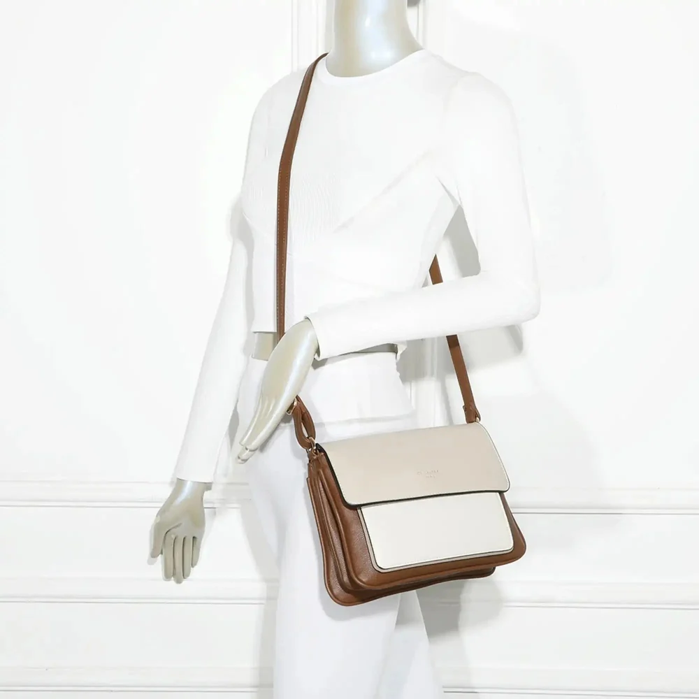 Sac d'orgue bandoulière femme marron – Image 6