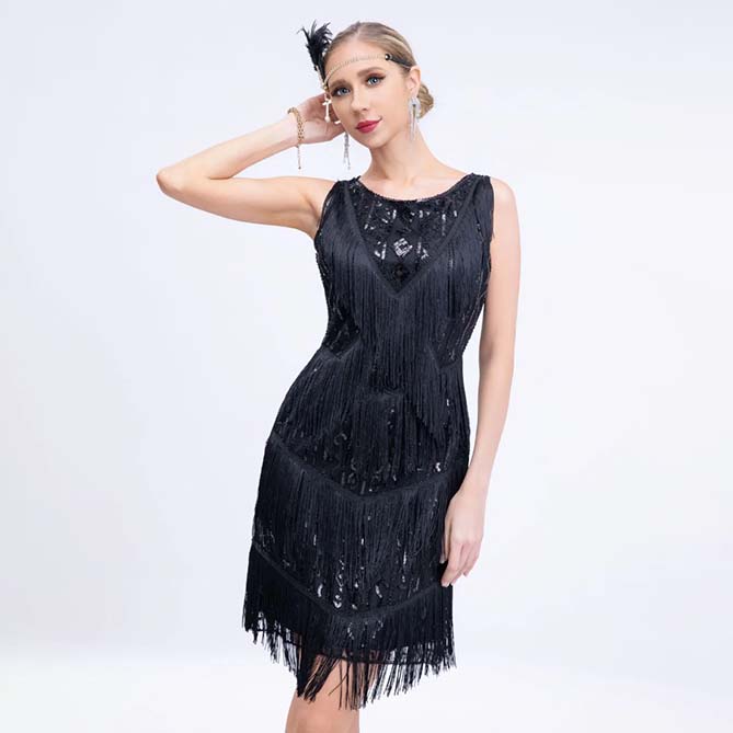Robe à Frange Années 20 – Image 2