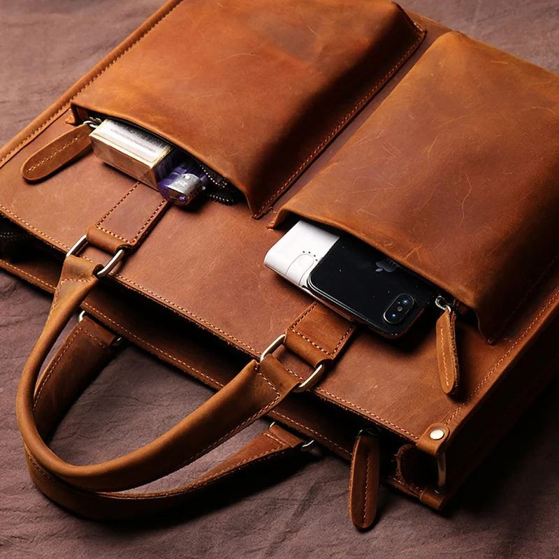 Sac Ordinateur Cuir - Baroque – Image 4