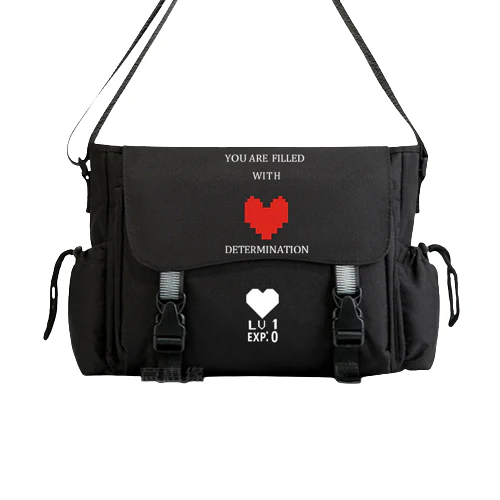 Sac Souple Besace Noir Femme – Image 2