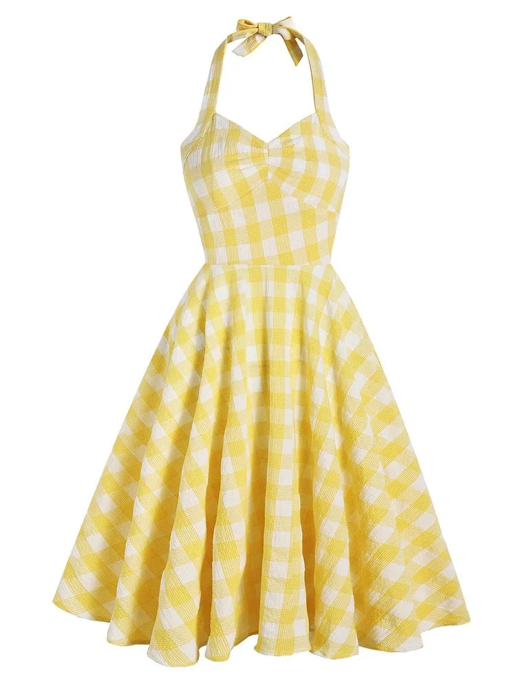 Robe Carreaux Vichy Années 60 – Image 2