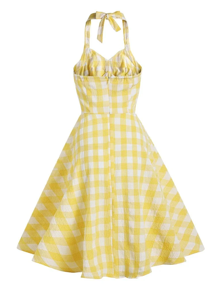 Robe Carreaux Vichy Années 60 – Image 3