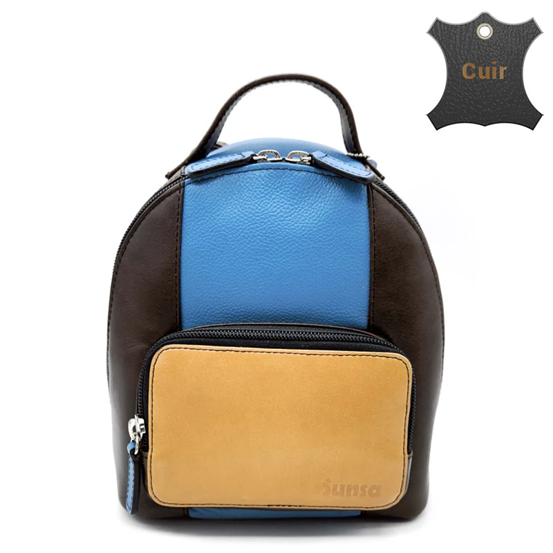 Bagy Xs petit sac à dos femme cuir – Image 9