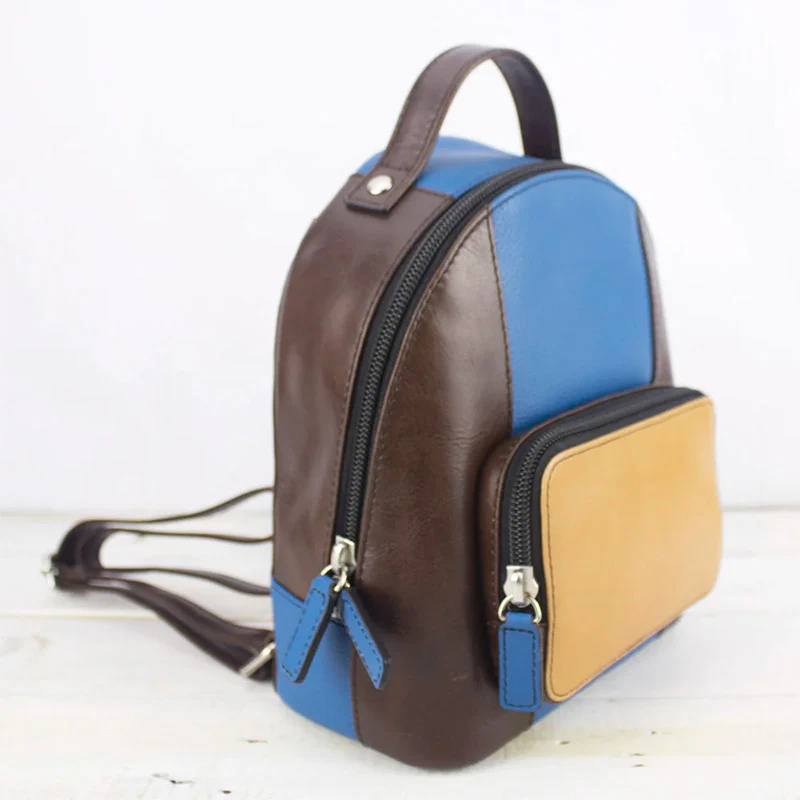 Bagy Xs petit sac à dos femme cuir – Image 6