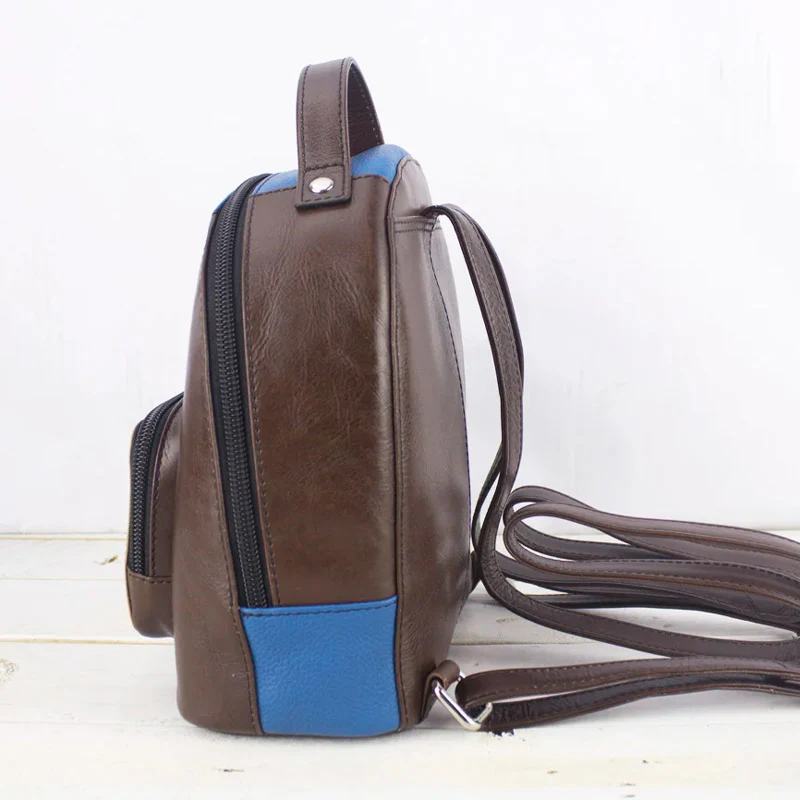 Bagy Xs petit sac à dos femme cuir – Image 3