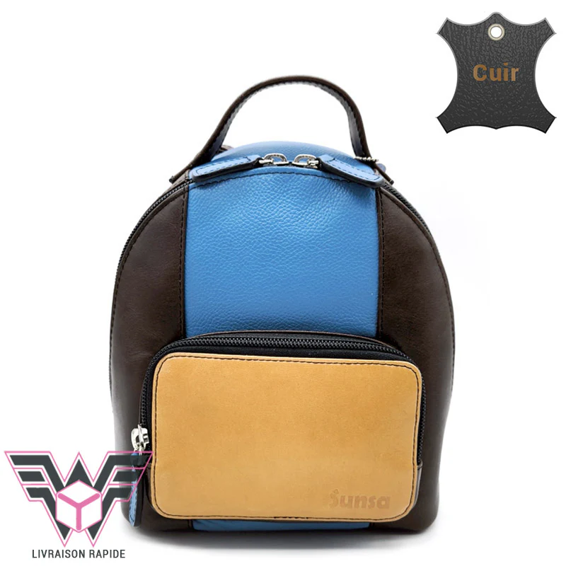 Bagy Xs petit sac à dos femme cuir
