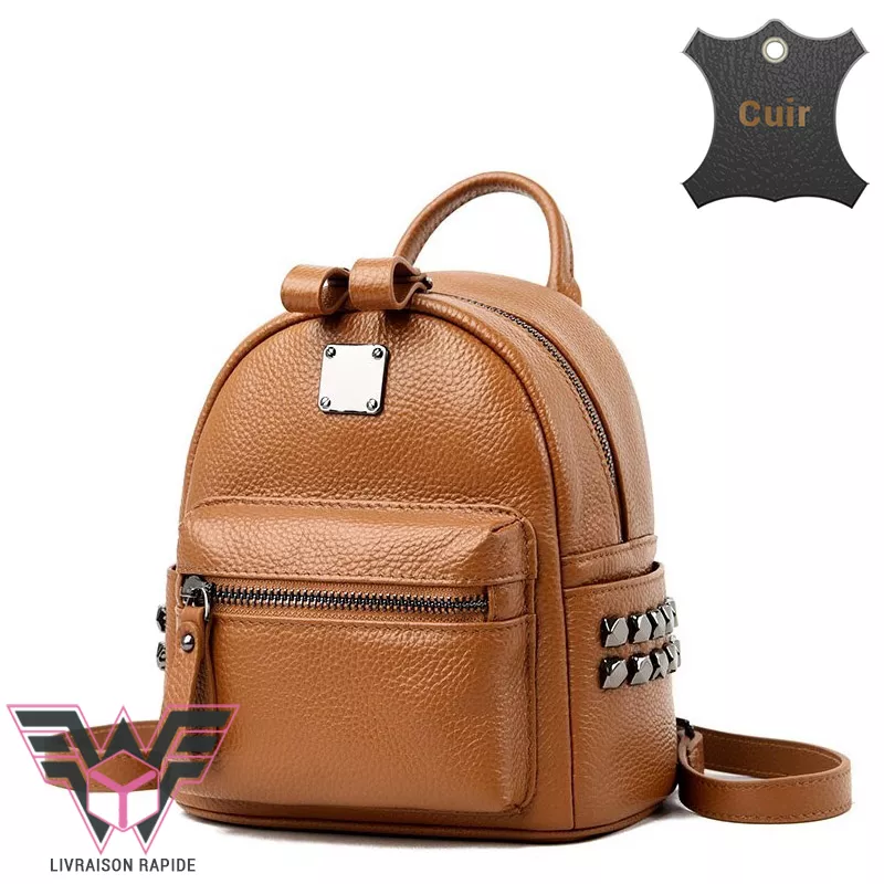 Rimini mini sac à dos femme cuir – Image 3