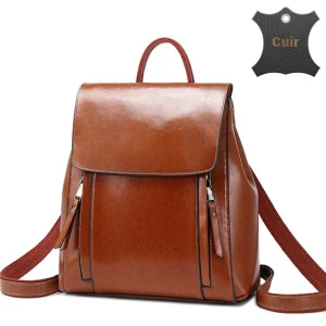 Skive sac à main sac à dos cuir